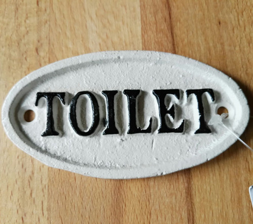 Toilette klo schild - klo,
