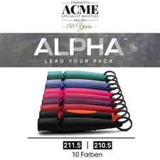 ACME ALPHA Hundepfeife 211,5 / 210,5 Signalpfeife mit Pfeifenband Hundeerziehung