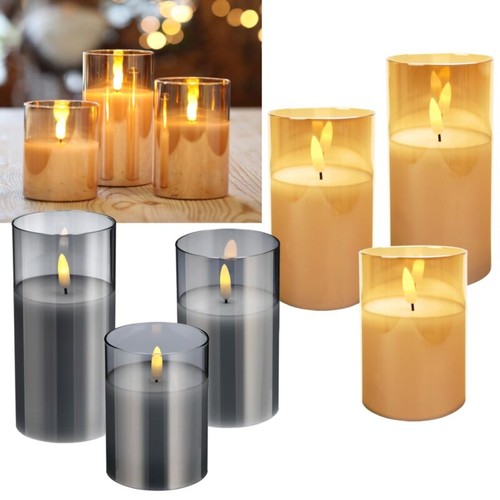 Led kerze flamme mit - flamme",