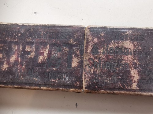Alte rasiermesser etui - alte, im