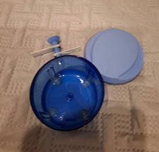 Tupperware Happy  Chef  Zerkleinerer Zwiebelschneider 300ml Blau unbenutzt