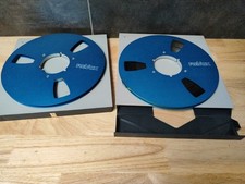 Revox Nab Alu Spulen Blau Inklusive Schuber Spule Tonbandspule 