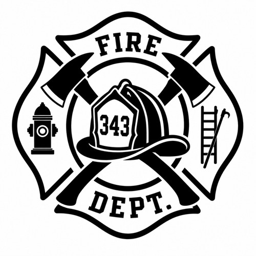 Autoaufkleber feuerwehr emblem - autoaufkleber,