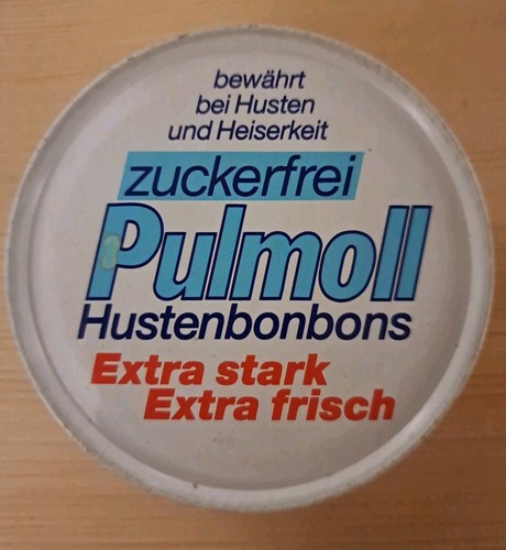 Alte blechdose von pulmoll - blechdose,