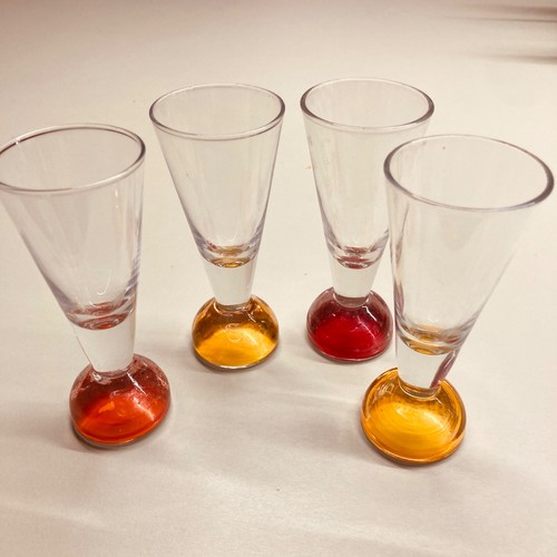 4er set bunte schnapsgläser - 4er,