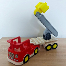 LEGO DUPLO LKW FEUERWEHRAUTO  ANHÄNGER + VERSTELLBARER LEITER AUS 10969  NEUWARE