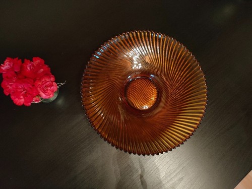 Vintage glasschale obst - vintage,