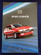 Ford RS Sport-Zubehör Prospekt Transit Taunus Granada Capri Escort Cabrio Sierra