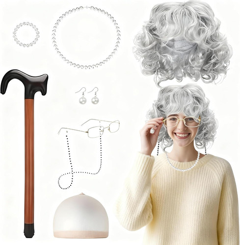 Oma kostüm zubehör set für - zubehör,