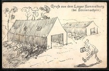 Künstler-AK Hammelburg bei