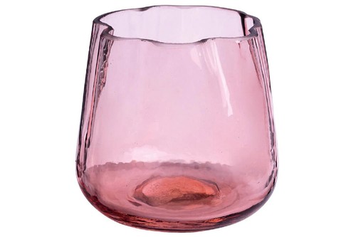 Teelichthalter wavy rose - wavy,