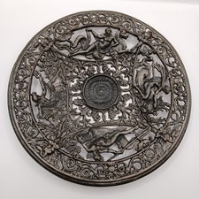 Berliner Eisen Gusseisen mythologische Schale mit Durchbruch 1860-1900