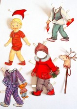 Anziehpuppe, Papierpuppe, Paper Doll ... BERNIE  ..  ..