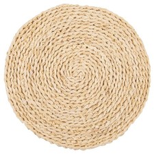 Natürliches rundes Tischset