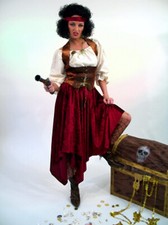 Karneval kostüm piratin - karneval-kostüm,