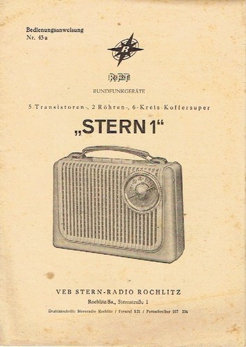 Veb stern radio rochlitz - stern,