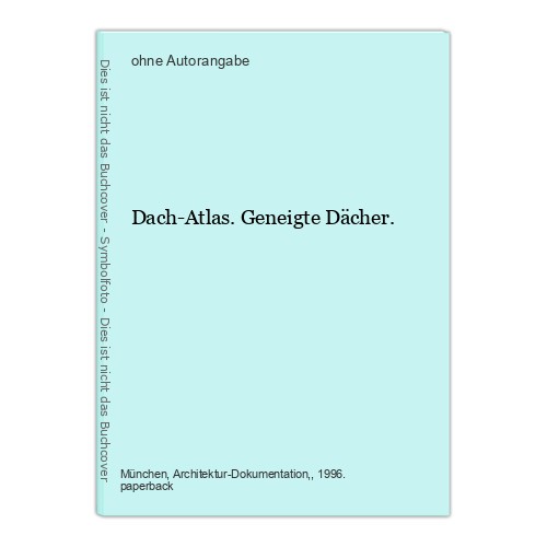 Dach atlas geneigte - geneigte, dächer.