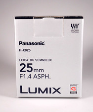 Panasonic LEICA DG SUMMILUX 1,4/25 mm ASPH wie Neu OVP