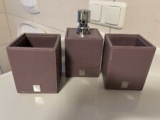 Joop Badezimmer Accessoires Seifenspender Körbchen Lila 3tlg
