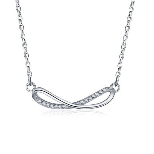 Silber anhänger mit kette - silber,