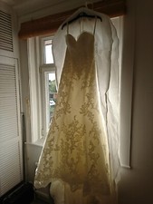 Anna Sorrano Brautkleid Gloria Größe 8 Farbe Elfenbein.