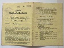 Reichskleiderkarte - , 2
