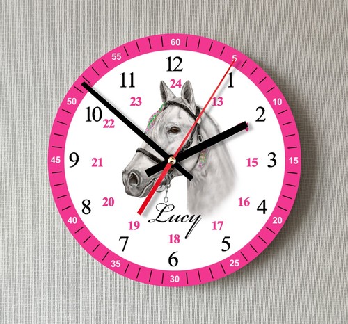 Kinderwanduhr pferd ohne - pferd,