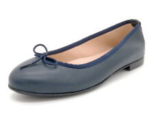 Damen Ballerinas Leder blau