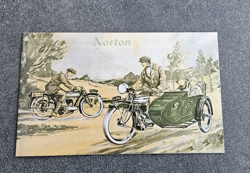 Norton brochure 1923 prospekt - norton,