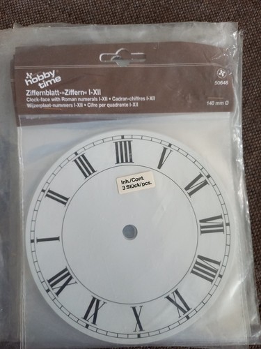 Zifferblatt aluminium für - 3x,