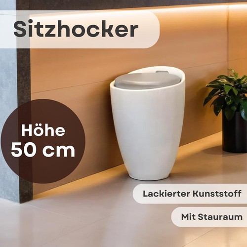 Sitzhocker mit stauraum - mit, stauraum,