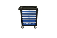 Werkstattwagen KS TOOLS Werkzeugwagen mit 7 Schubladen 2-Lenkrollen Rollwagen