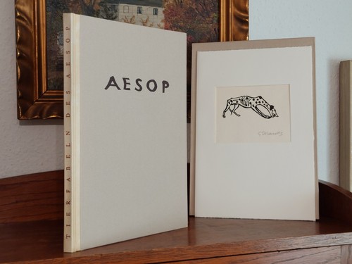 Aesop tier fabeln holzschnitte - tier,