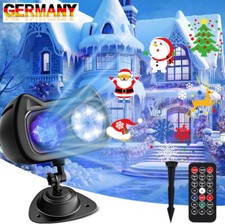 LED Laser Projektor Garten Licht Beleuchtung Party Weihnachtsdeko Außen Innen DE