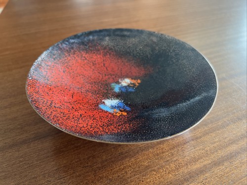 Emaille mid century schale - ,