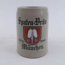 Bierkrug Brauereikrug Spaten Bräu München Steinzeug 0,3 Liter Marzi & Remy