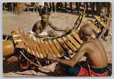 c25826 Balafon Spieler Afrika Postkarte