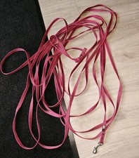 Trixie Schleppleine Leine Gummiert 10 M Pink Hunde Lauf Leine Rosa Schwarz 