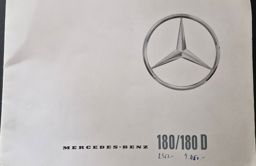 Mercedes ponton 180 - 180, /