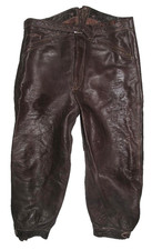 lange Herren- Trachten- LEDERHOSE aus Glattleder in braun ca. Gr. 52-54