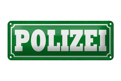 Blechschild hinweis 27x10 - blechschild, cm