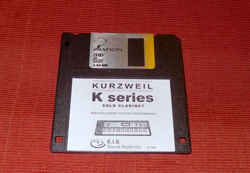 Diskette klarinette - diskette,