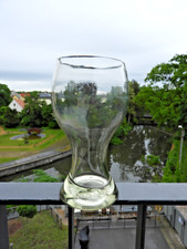 +ANTIK+ GROßES Bierglas / Bierliesel / Glas / mit Abriss um 1830 TOP!