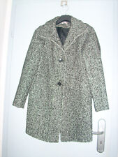 Wollmantel vonTHOM by Thomas Rath in Gr. 34,schwarz-weiss-fischgrät, sehr gut