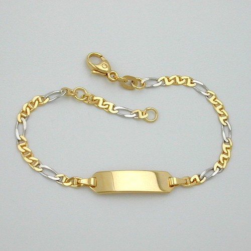 Baby taufe armband bicolor - baby,