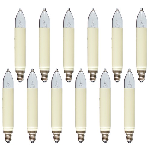 12x schaftkerzen 3w für - schaftkerzen,