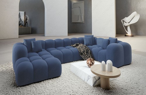 Sofa stoff wohnlandschaft - sofa,