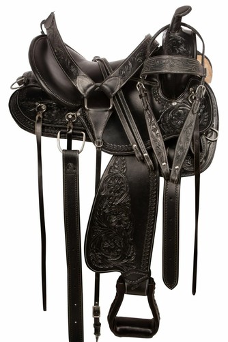 Western ledersattel handarbeit - western,