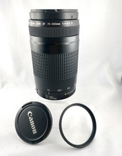 Canon Zoom Lens EF 75-300mm 1:4-5.6 II Objektiv Modelle wie Canon 1100D 5D usw.