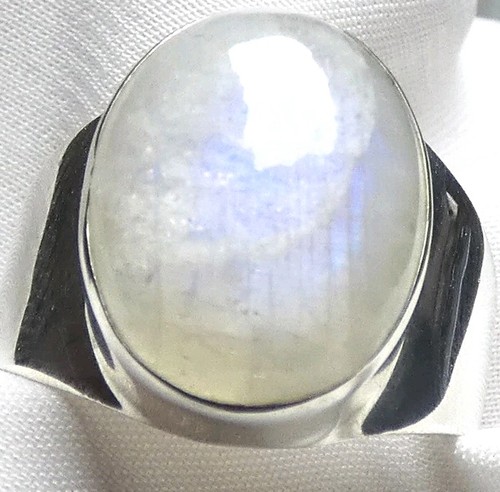 Regenbogen mondstein ring - 💎,